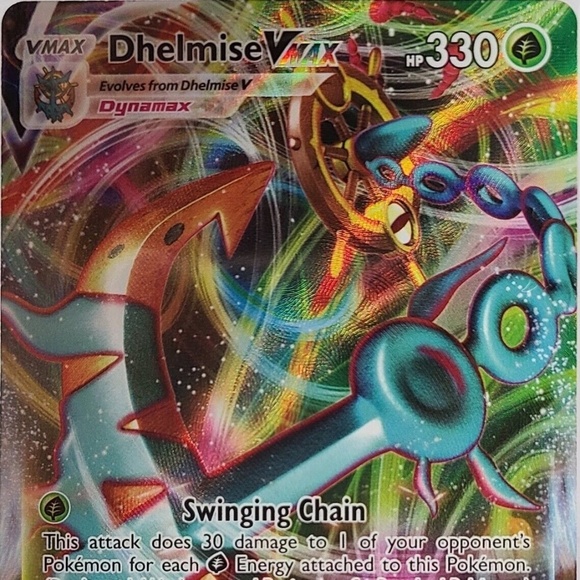 Dhelmise VMAX 010/072 Shining Fates NM - Mint Ultra Rare Holo Card Pokemon TCGp - Picture 1 of 2